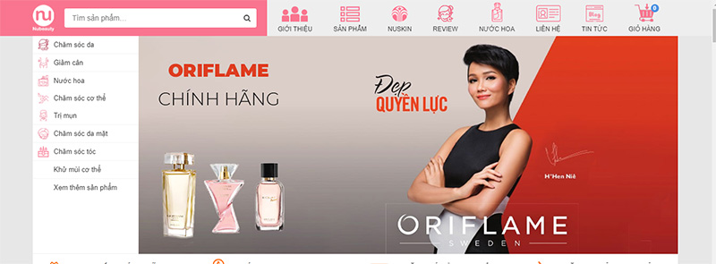 Nubeauty là một trong các cửa hàng mỹ phẩm online chính hãng
