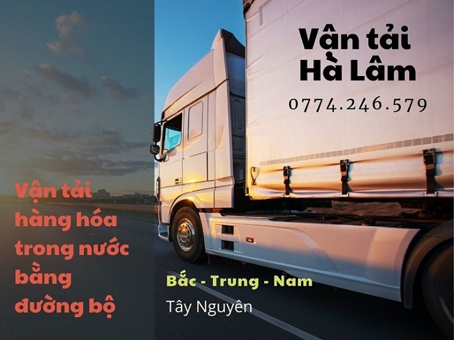 Vận chuyển hàng hóa bằng xe tải Công Ty TNHH Dịch Vụ Vận Tải Hà Lâm