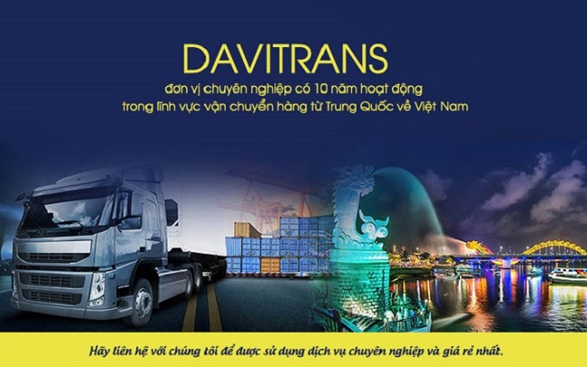 Dịch vụ vận chuyển hàng Trung Quốc | Nguồn: Davitrans