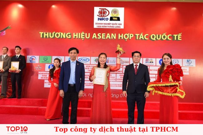 Công ty CP Dịch thuật – Đào tạo và Du lịch Việt Nam (Dịch thuật HACO)