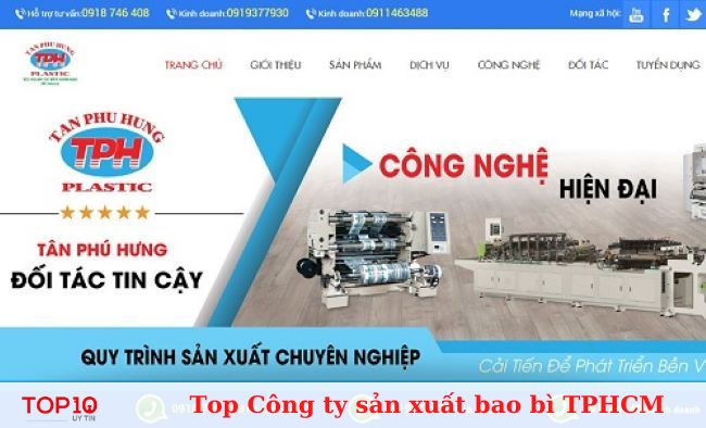 Công ty TNHH SX Bao bì Tân Phú Hưng