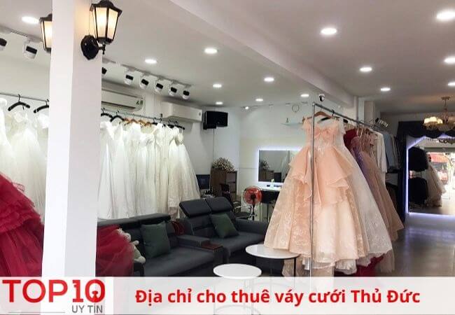 Shop cho thuê váy cưới Thủ Đức đẹp và chất lượng nhất