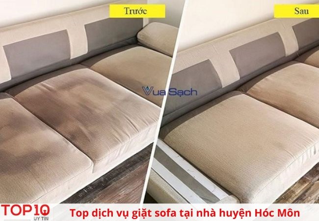 Dịch vụ giặt sofa tại nhà Huyện Hóc Môn
