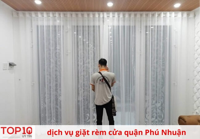 Dịch vụ giặt rèm cửa quận Phú Nhuận tốt nhất
