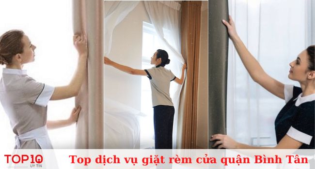 Top dịch vụ giặt rèm cửa quận Bình Tân chuyên nghiệp nhất