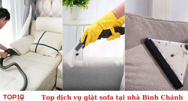 Top 5 dịch vụ giặt sofa tại nhà huyện Bình Chánh giá rẻ