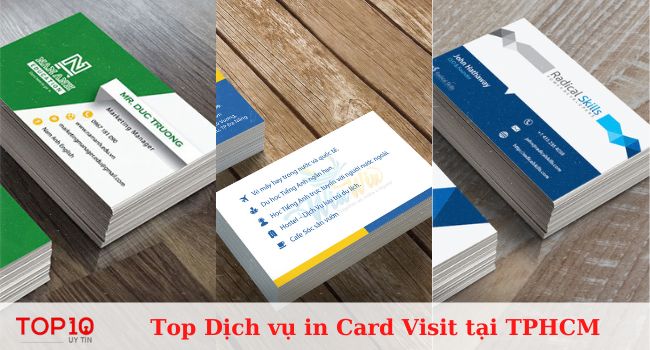 Top Dịch vụ in card visit TPHCM đẹp, giá rẻ