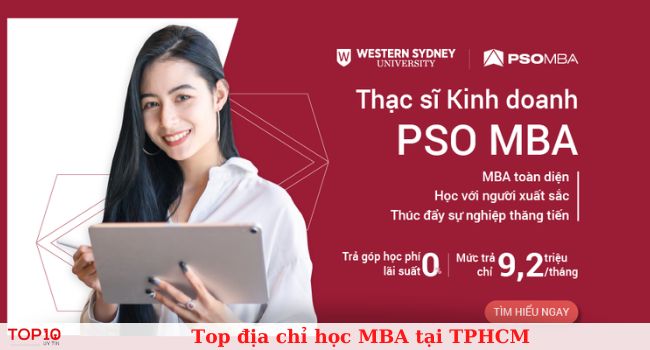 Chương trình học PSO MBA 