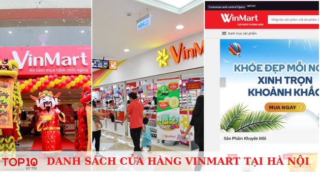 Danh sách các cửa hàng Vinmart gần nhất ở Hà Nội