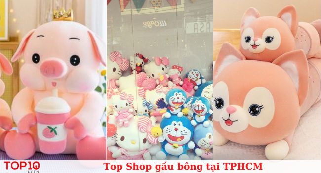 Top 15+ shop gấu bông tại TPHCM chất lượng cao với giá tốt