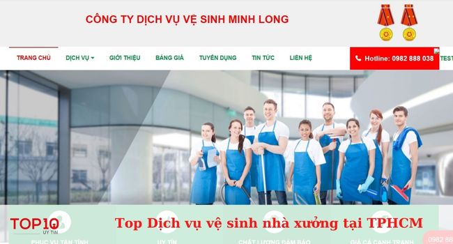 Công ty Vệ Sinh Minh Long