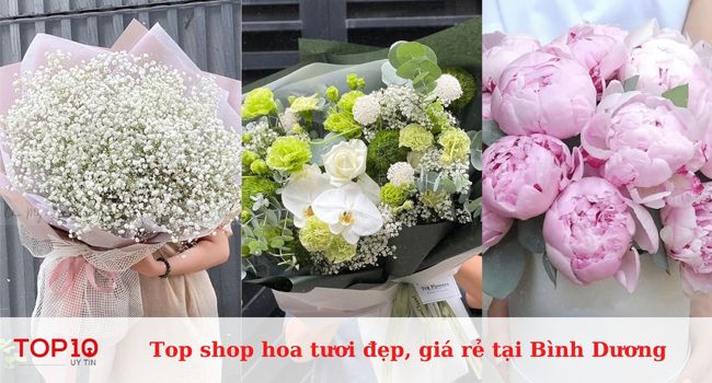 Top shop hoa tươi đẹp, giá rẻ tại Bình Dương