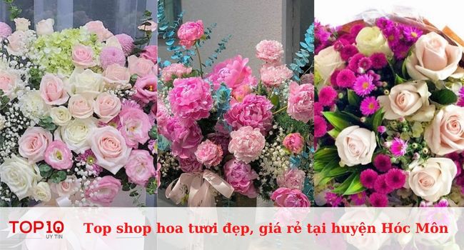 Top 10 shop hoa tươi đẹp, giá rẻ ở huyện Hóc Môn