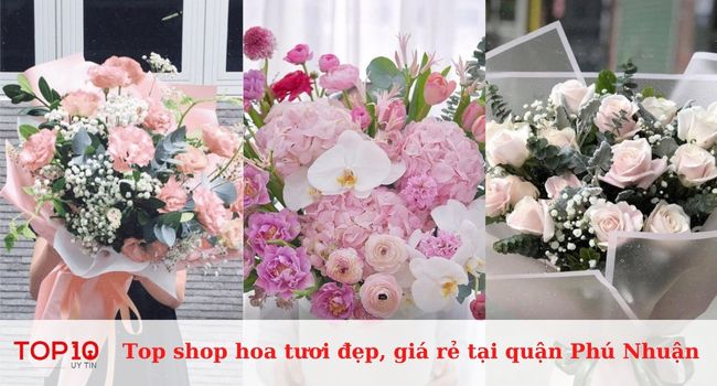 Top shop hoa tươi đẹp nhất tại quận Phú Nhuận