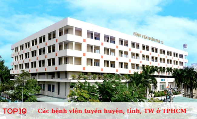 Danh sách các bệnh viện tuyến huyện, tỉnh, trung ương ở TPHCM