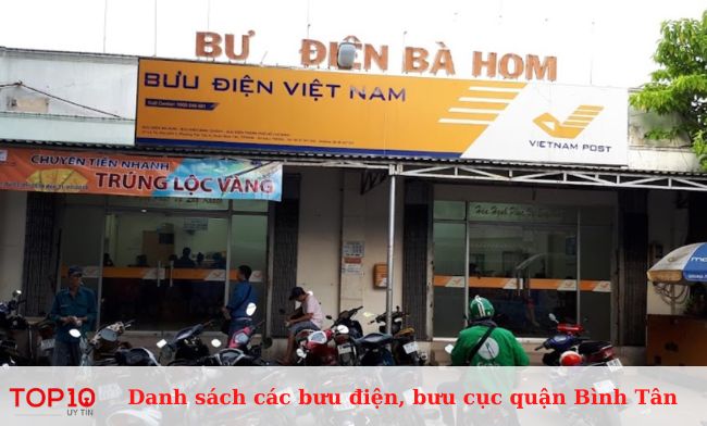 Bưu điện quận Bình Tân - Bà Hom