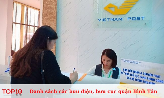 Bưu điện quận Bình Tân - Tên Lửa