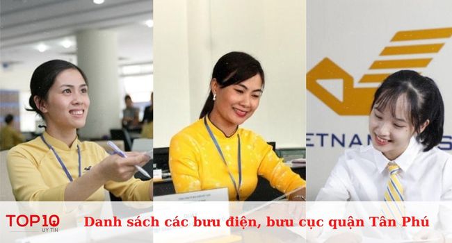 Danh sách bưu cục, bưu điện quận Tân Phú – TPHCM