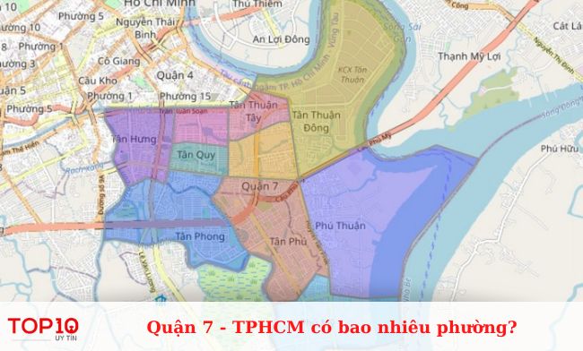 Quận 7 - TPHCM có bao nhiêu phường?