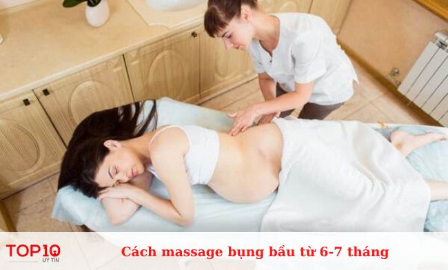 Cách massage bụng bầu từ 6-7 tháng